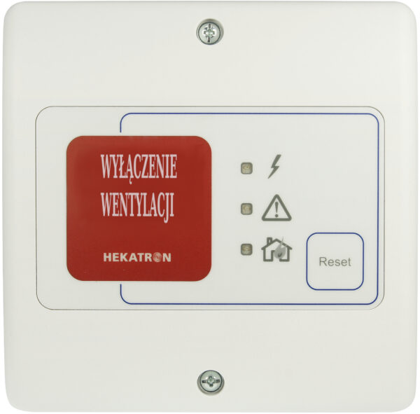 Panel sterujący i zasilający do czujek wentylacji kanałowej LRZ Basis